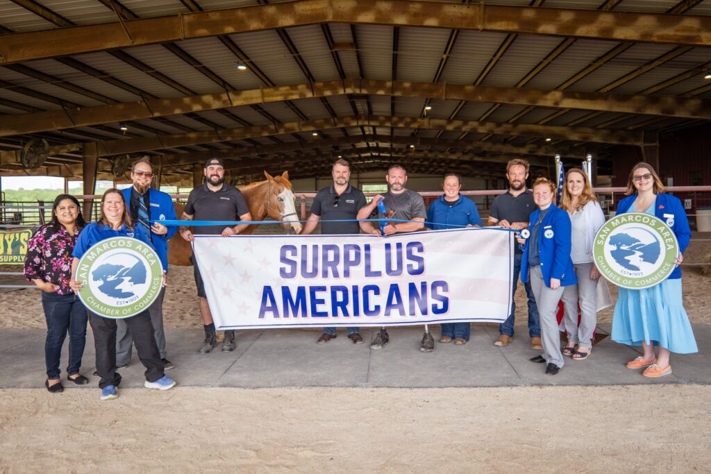 May be an image of 11 people and text that says 'ייץ SUPPLY MARCOS AREA AN HAMBER MBER OF 514100 SURPLUS AMERICANS MARCOS MI لی ្ COLIENCE OF ESTRT ST+1901'